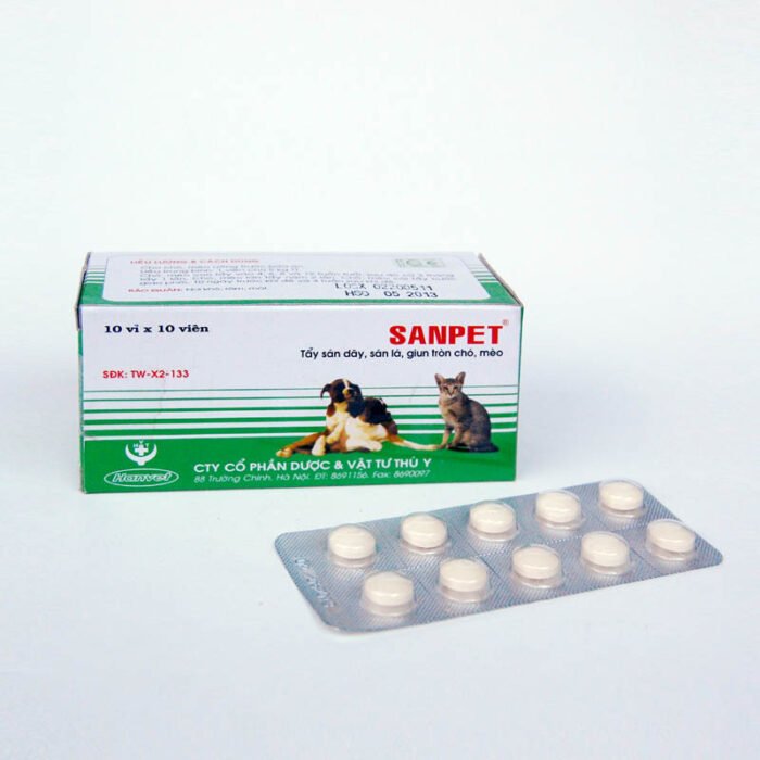 Sanpet Sanpet - Tẩy Giun Sán Chó Mèo - Ảnh 1
