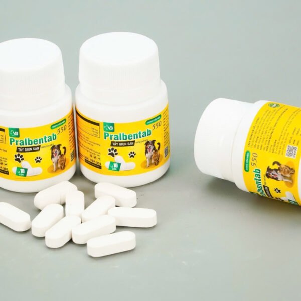 PRALBENTAB 550 – Tẩy Giun Sán Chó Mèo